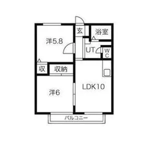 サントピアK【2階】の間取り