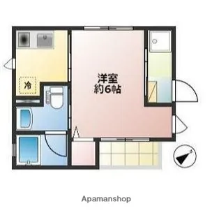 K’Sタウン安浦【2階】の間取り