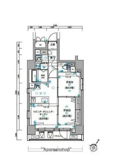 ゼクシア川崎【3階】の間取り