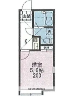 アザーレ・パッシオ長津田【2階】の間取り