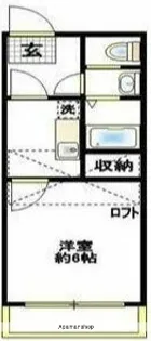 シャルムハイツ【2階】の間取り