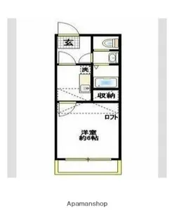 シャルムハイツ【2階】の間取り