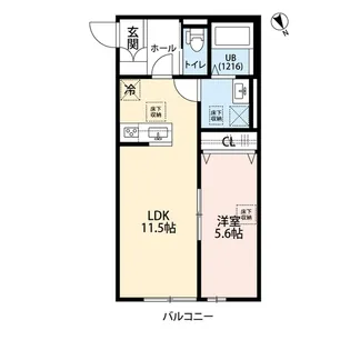 SHINING【1階】の間取り