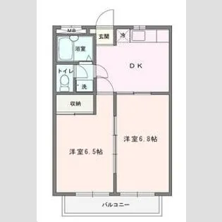 ラ・グリューⅣ【2階】の間取り
