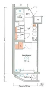 エストゥルースプラス川崎【2階】の間取り