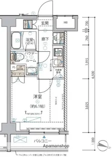 ARCOBALENO YOKOHAMATSURUMI【7階】の間取り