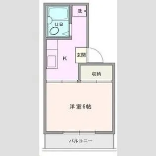 ジュネス湘南【1階】の間取り