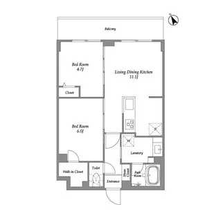 EMパレス田園調布【3階】の間取り