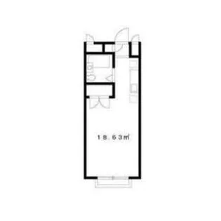 エステートピアアオキII【102号室】の間取り