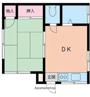 コスモAOI戸塚【1階】の間取り