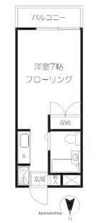 アペックス戸塚A棟【2階】の間取り