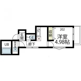 LILT VENT ARRI’ERE 秦野【202号室号室】の間取り