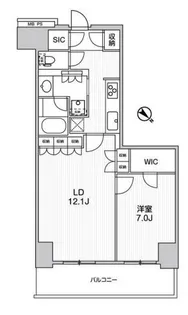WORVE横浜伊勢佐木町【3階】の間取り