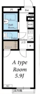 エムズステート荏田【1階】の間取り