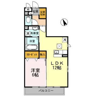 グランドソレイユ【1階】の間取り