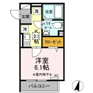 クレールコート井土ヶ谷【2階】の間取り