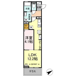 コンフォール東橋本2丁目【1階】の間取り