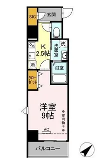 ノーブル・ボヌール【2階】の間取り