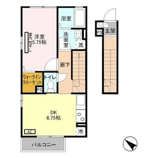 メイプル鷺沼【2階】の間取り