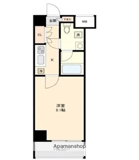 クレヴィスタ大森西【4階】の間取り