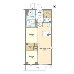 KDXレジデンス田園調布南【5階】の間取り