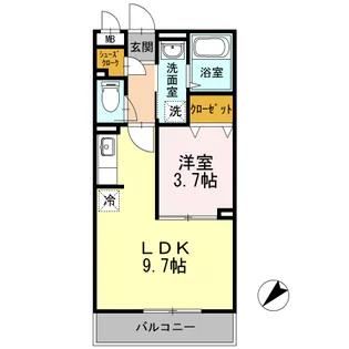 半夏生(ハンゲショウ)【2階】の間取り