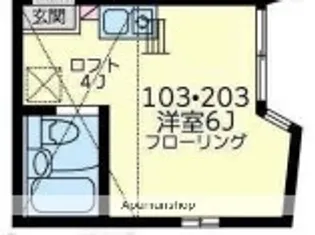 ユナイト上中里キャラガー【1階】の間取り