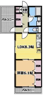 ROYAL HIROI【3階】の間取り