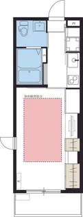 リブリ・み ら い【1階】の間取り