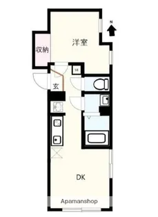 ロータス平和島EAST【2階】の間取り