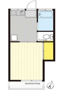 三ツ沢ハイツ【2階】の間取り