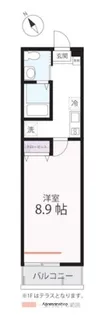 ハーミットクラブハウス片倉町【3階】の間取り