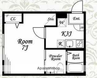 ミネット桜ヶ丘【1階】の間取り