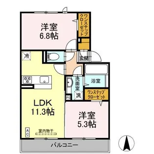 ラウレア【2階】の間取り