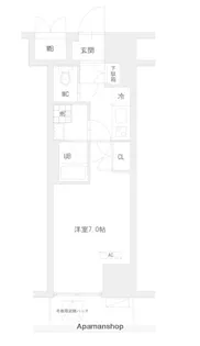 TLRレジデンス町田【4階】の間取り