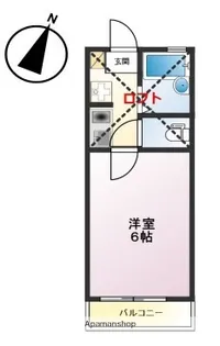 イザットパレス淵野辺【1階】の間取り