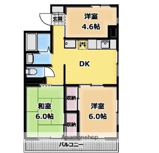 中村ビル【2階】の間取り