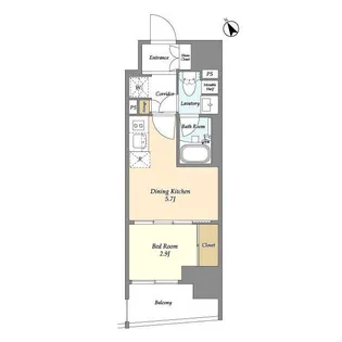 テラス横浜鶴見【10階】の間取り