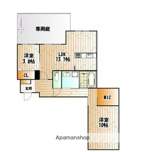 POSITANO【1階】の間取り