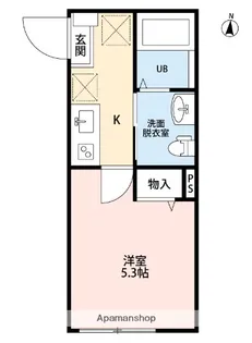 MONDO三ツ境【1階】の間取り