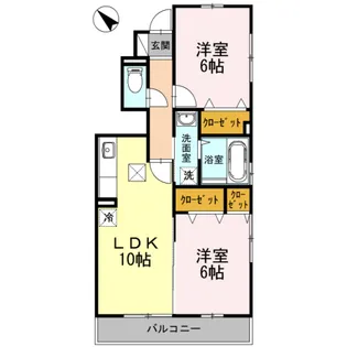 フローラ【1階】の間取り