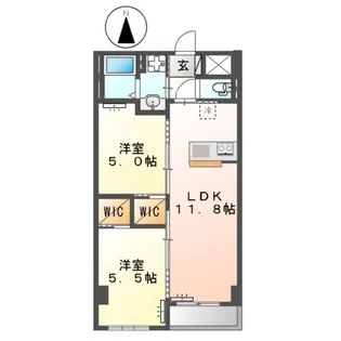 キーファ【1階】の間取り