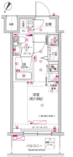 1Rの間取り画像