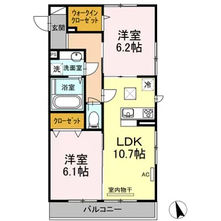 楓III【1階】の間取り