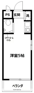 パレス天王町【3階】の間取り