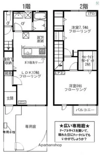 シュー・マルシェ【2階】の間取り