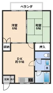 コーポポエームⅡ【1階】の間取り