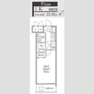 プライムアーバン新百合ヶ丘【7階】の間取り