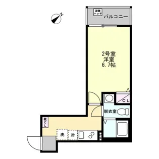 ベイルーム相模が丘【3階】の間取り