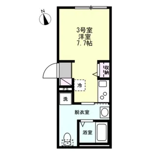 ベイルーム本厚木NORTE【2階】の間取り